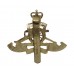Royal Artillery Anodised (Staybrite) Beret Badge - Queen's Crown