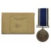 George VI Police Exemplary Long Service & Good Conduct Medal with Box of Issue - Inspr. William J. Baker, London and North Eastern Railway, B.T.C.