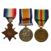 WW1 1914-15 Star Medal Trio - Artificer Engineer (Lt Cdr (E) Ret'd) T.W.S. Hook, Royal Navy