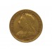 1898 Victoria Gold Half Sovereign Coin