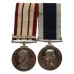 Naval General Service Medal (Clasp - Near East) and Royal Navy Long Service & Good Conduct Submariner Medal Pair - Chief Control Artificer E.F. Harnden, Royal Navy