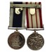 Naval General Service Medal (Clasp - Near East) and Royal Navy Long Service & Good Conduct Submariner Medal Pair - Chief Control Artificer E.F. Harnden, Royal Navy