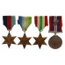 WW2 Mentioned in Despatches Medal Group of Four with MID Certificate & Box of Issue - Temp. Convoy Yeoman of Signals D.M. Welsh, Royal Navy