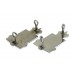 Pair of Canadian Saskatchewan Police Collar Badges - Queen's Crown