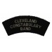 Cleveland Constabulary Band Cloth Shoulder Title Badge