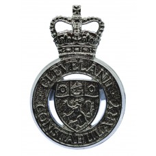 Cleveland Constabulary Cap Badge - Queen's Crown