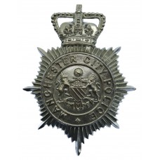 Manchester City Police Helmet Plate - Queen's Crown