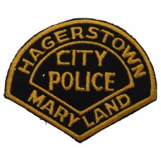 United States Hagerstown City Police Maryland Cloth Patch Badge