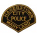 United States Hagerstown City Police Maryland Cloth Patch Badge
