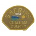 United States Sheriff Clallam County Cloth Patch Badge