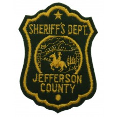 United States Jefferson County Sheriff's Dept. Cloth Patch Badge