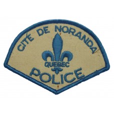 Canadian Cite De Noranda Quebec Police Cloth Patch Badge