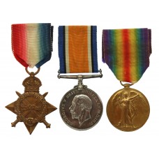 WW1 1914-15 Star Medal Trio - Chief Motor Mechanic A.A. Usher, Royal Naval Volunteer Reserve