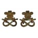 Pair of North Staffordshire Regiment Collar Badges