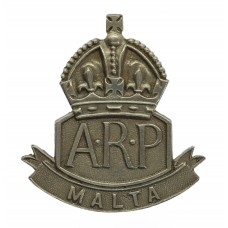 WW2 Air Raid Precautions (A.R.P.) Malta Badge
