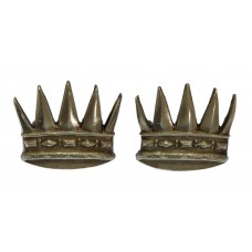Pair of Royal East Middlesex Militia Collar Badges
