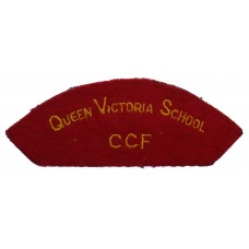 Queen Victoria School C.C.F. Cloth Shoulder Title