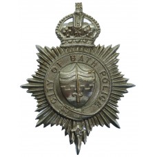 Bath City Police Helmet Plate - King's Crown