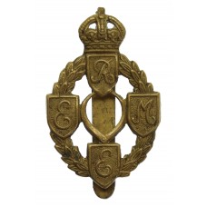 Royal Electrical & Mechanical Engineers (R.E.M.E.) Cap Badge - King's Crown (1st Pattern)