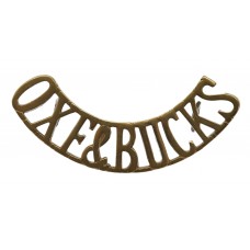 Oxfordshire & Buckinghamshire Light Infantry (OXF&BUCKS) Shoulder Title