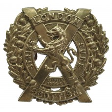 14th County of London Bn. (London Scottish) London Regiment Cap Badge