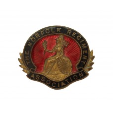 The Norfolk Regiment Old Comrades Association Enamelled Lapel Badge