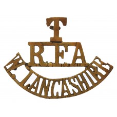 West Lancashire Territorials Royal Field Artillery (T/R.F.A./W.LANCASHIRE) Shoulder Title