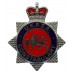 United Kingdom Atomic Energy Authority (U.K.A.E.A.) Police Enamelled Cap Badge - Queen's Crown