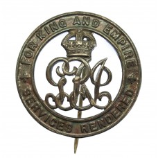  WW1 Silver War Badge (No. 401746) - Pte. W. Golding, Derbyshire Yeomanry