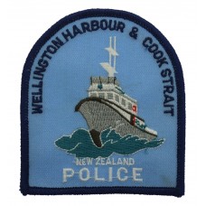 New Zealand Police Wellington Harbour & Cook Strait Cloth Patch Badge