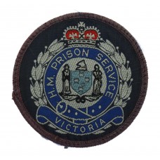 Australia Victoria H.M. Prison Service Cloth Patch Badge