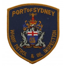 Australia Port of Sydney Wharf Patrol & Oli Inspection Cloth Patch Badge