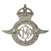 Air Ministry Constabulary Chrome Cap Badge - King's Crown