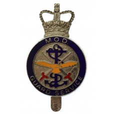 Ministry of Defence (M.O.D.) Guard Service Enamel Cap Badge - Que