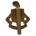 Royal Sussex Regiment WW1 All Brass Economy Cap Badge