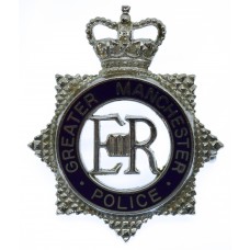 Greater Manchester Police Senior Officer's Enamelled Cap Badge - 
