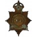 Surrey Constabulary Night Helmet Plate - King's Crown