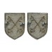 Pair of Peterborough City Police Collar Badges