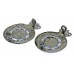 Pair of Ministry of Defence Police Collar Badges - Queen's Crown
