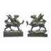Pair of Glamorgan Constabulary Collar Badges