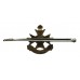 Notts & Derby Regiment (Sherwood Foresters) Sterling Silver & Enamel Sweetheart Brooch - King's Crown