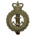 Admiralty Police White Metal Cap Badge - Queen's Crown