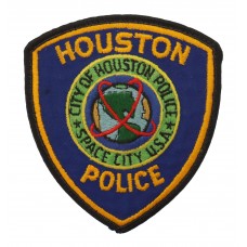 United States Houston Police Cloth Patch Badge