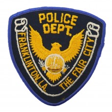 United States Franklinton, L.A. Police Department Cloth Patch Bad