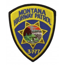 United States Montana Highway Patrol Cloth Patch Badge