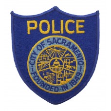 United States City of Sacramento Police Cloth Patch Badge