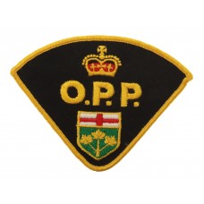 Canadian Ontario Provincial Police (O.P.P.) Cloth Patch Badge