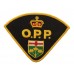 Canadian Ontario Provincial Police (O.P.P.) Cloth Patch Badge