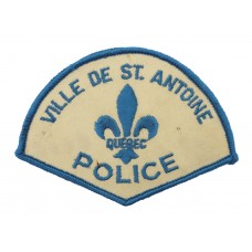 Canadian Ville De St. Antoine Quebec Police Cloth Patch Badge