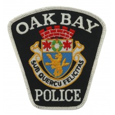 Canadian Oak Bay Police Cloth Patch Badge
